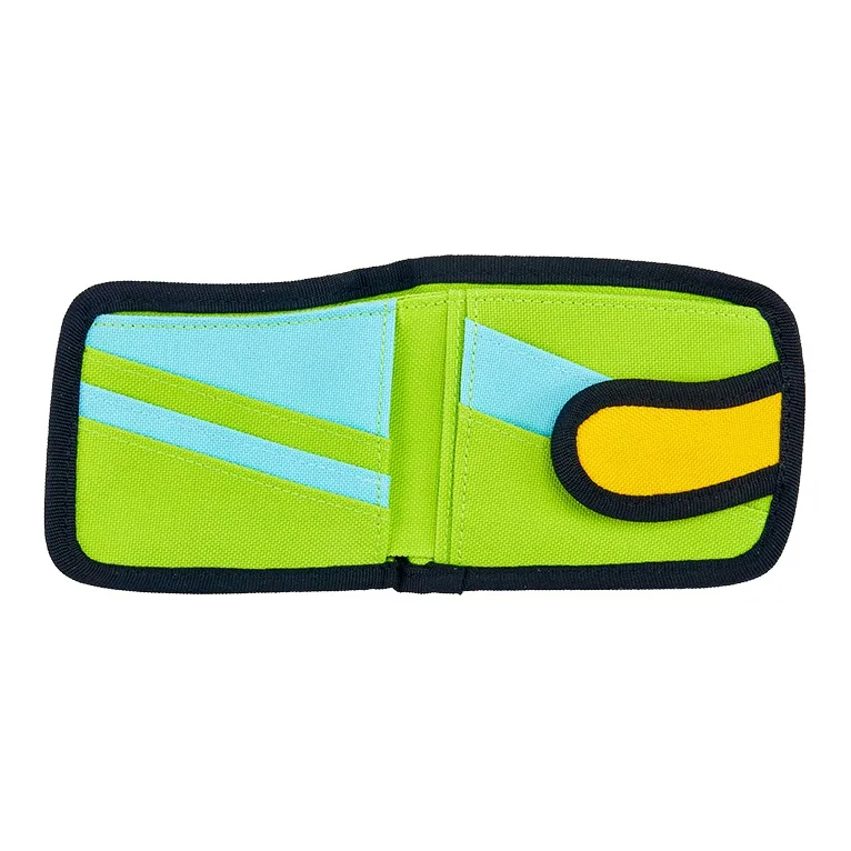 JumpFromPaper Polyester Wallet Regular Unisex Mint Green-2