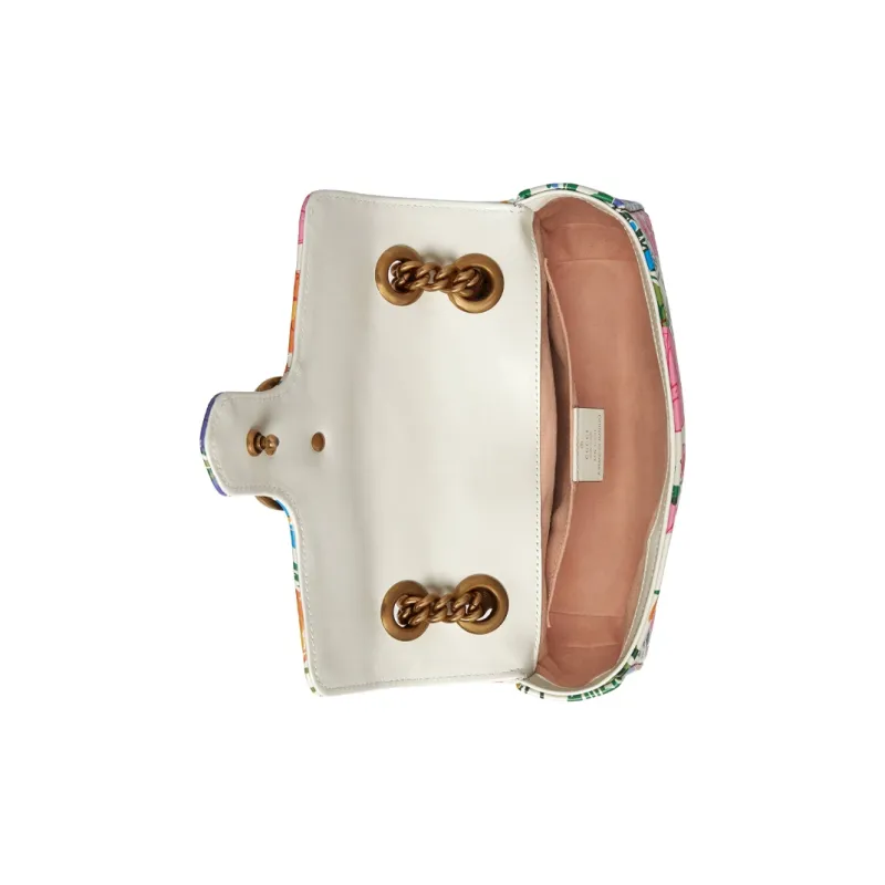 GUCCI GG Marmont Quilted Leather Crossbody Bag, Shoulder Bag Women's-6