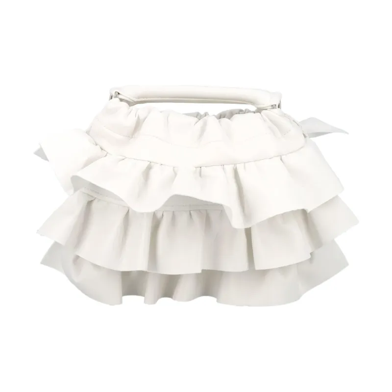 CDG Polyurethane Handbag Regular Women's White-3