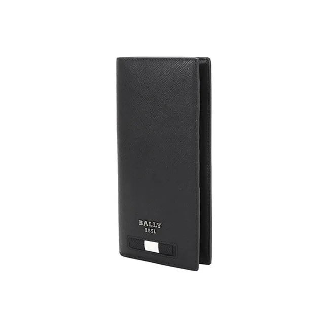 BALLY Coin Purse Clutch Wallet Men's Black-1