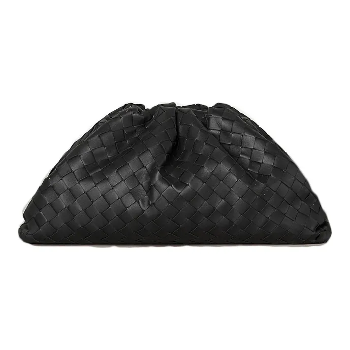 Bottega Veneta Sheepskin Clutch Women's Black-0