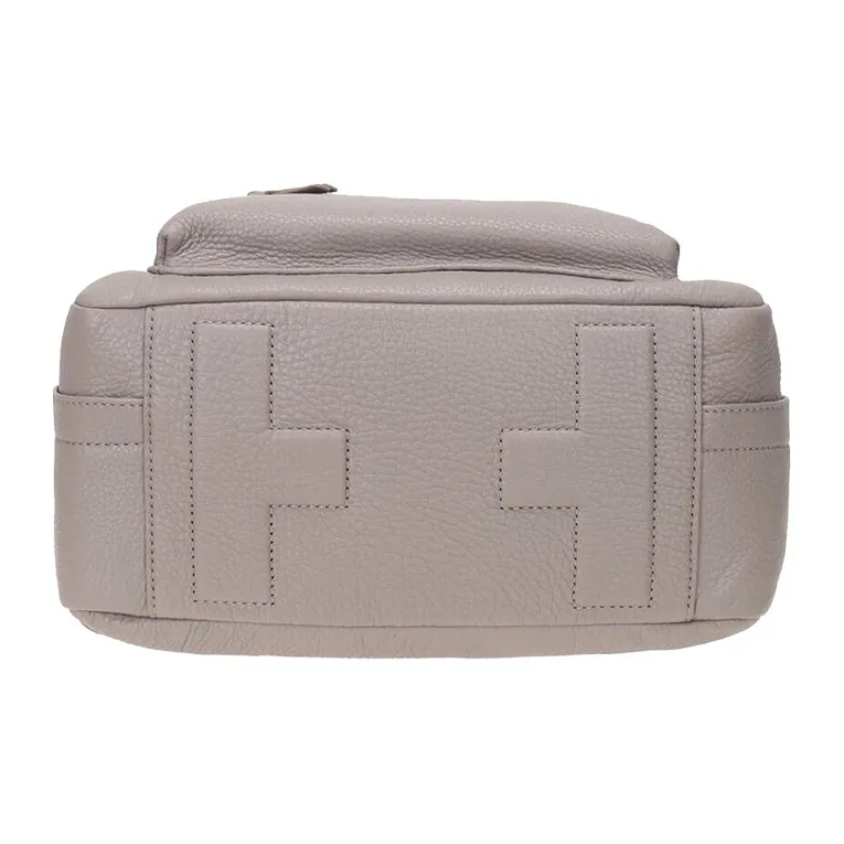 TORY BURCH Cow Leather Backpack Regular Women's Light Gray-2