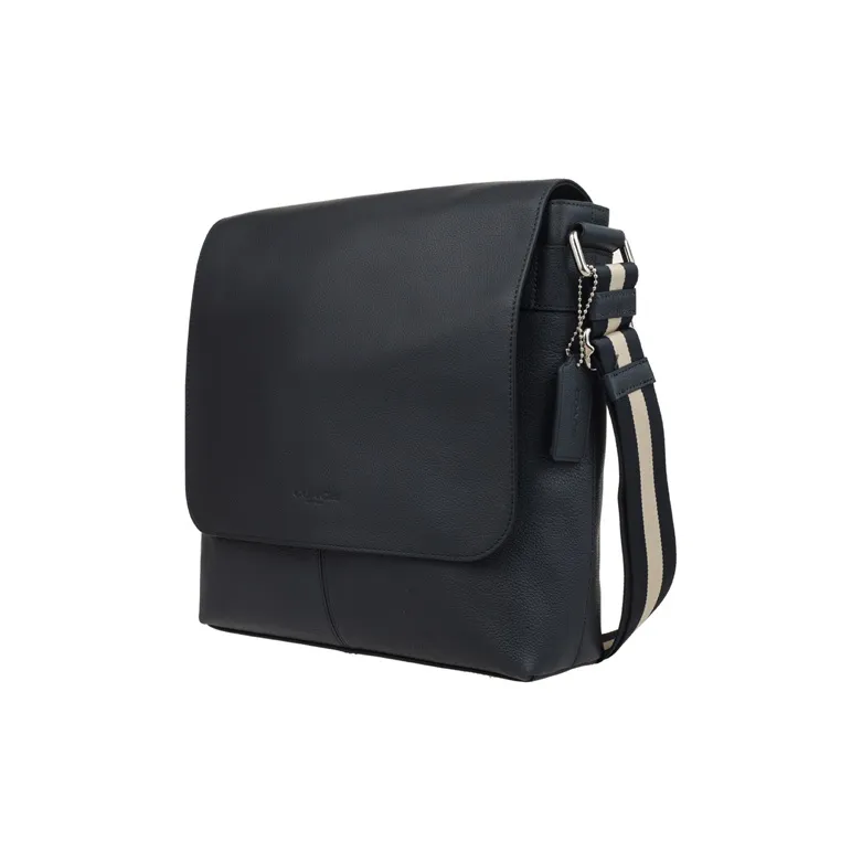 COACH Charles Leather Laptop Bag, Briefcase, Crossbody Bag, Shoulder Bag Large Size Men's Dark Blue-1