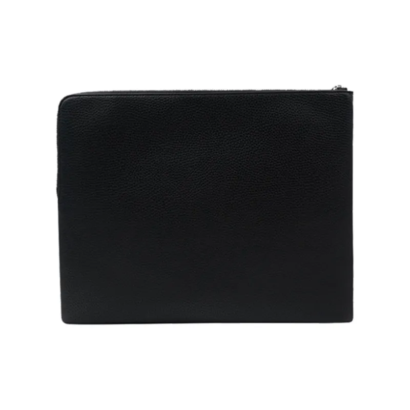 CALVIN KLEIN Leather Clutch Men's Black-1