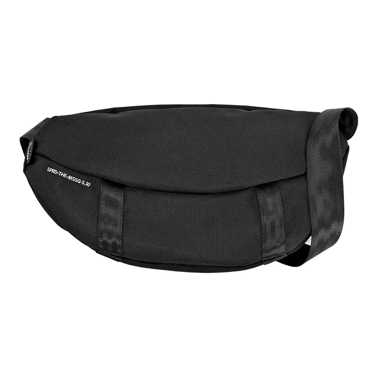 MYEDITION Dumpling Bag, Shoulder Bag, Crossbody Bag, Sling Bag Ballistic Nylon Black Unisex-1