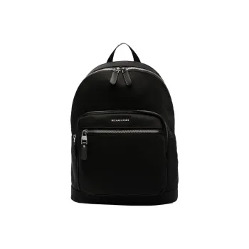 MICHAEL KORS Hudson Leather Backpack Unisex Black