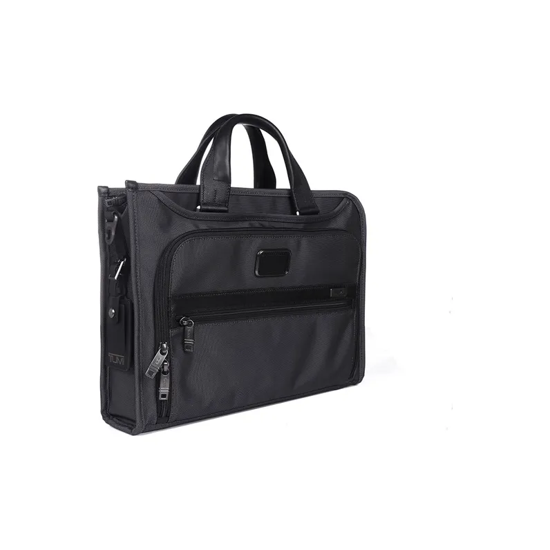 TUMI Nylon Portable Briefcase Laptop Bag Men's Gray-1