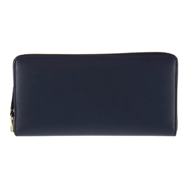 CDG Leather Wallet Regular Women's Dark Blue-1