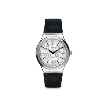 SWATCH Unisex 42mm White Watch YIS408