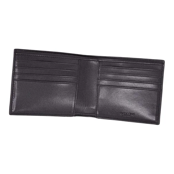 COACH 3 IN 1 Wallet Canvas Card Holder 3 in 1 Wallet Men's Black-5