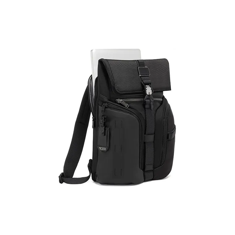 TUMI Alpha Bravo Polyamide Backpack Regular Men's Black-6