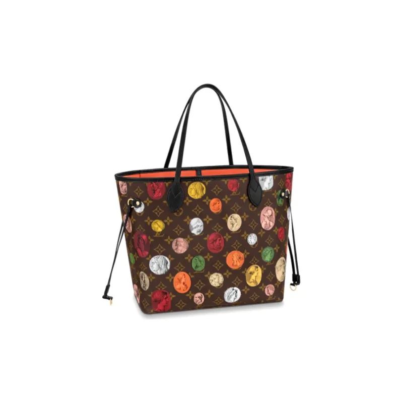 LOUIS VUITTON X Fornasetti Neverfull Mm Monogram Cameo Brown-1