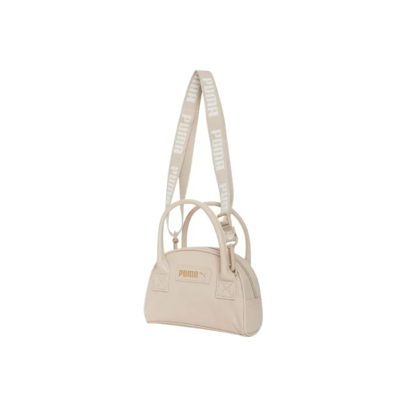 PUMA Fabric Artificial Leather Handbags Shoulder Bag Crossbody Bag Regular Women's Beige-0