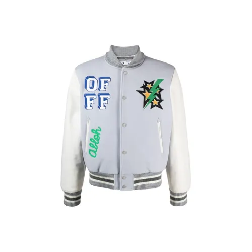 OFF-WHITE SS21 Jackets Men Light Blue