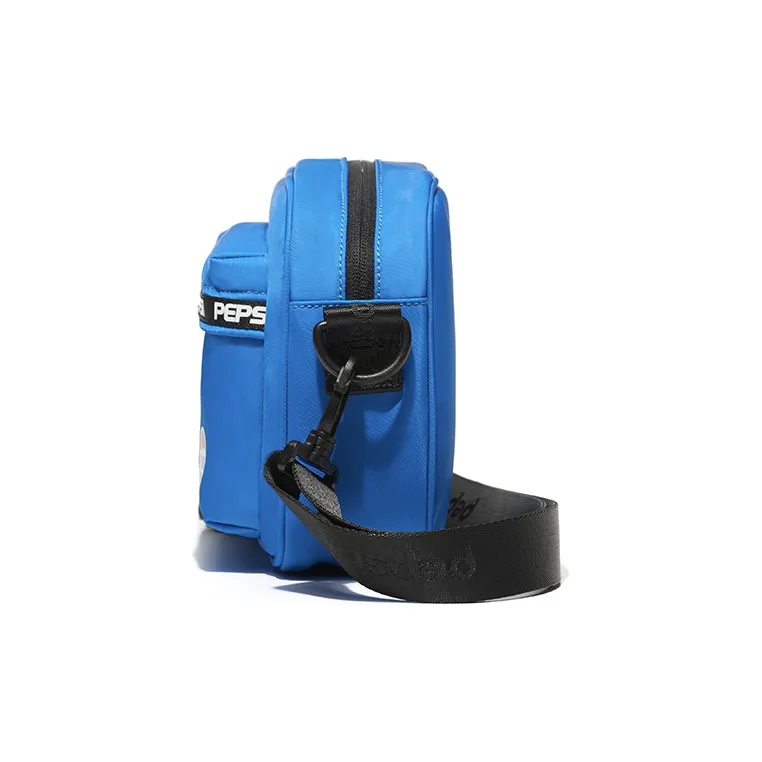 Pepsi Nylon Fabric Backpack Crossbody Bag Regular Unisex Pepsi Blue-2