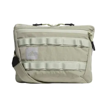 Adidas Polyamide Shoulder Bag Crossbody Bag Regular Unisex Gray Green