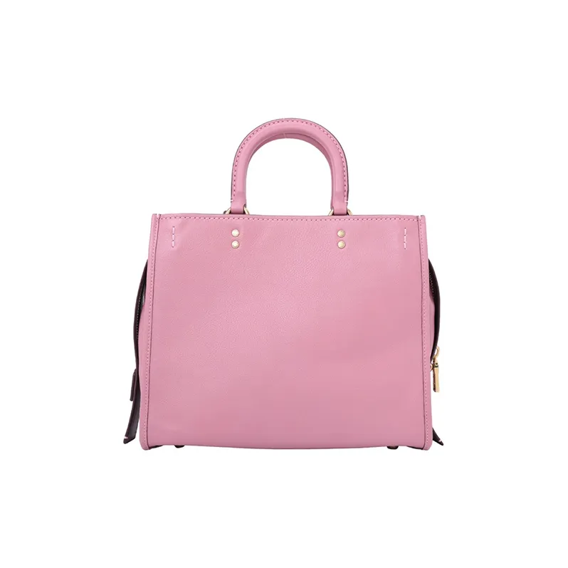 COACH Rogue Leather Shoulder Bag, Crossbody Bag, Handbag Large Size Women's Rose Pink-2