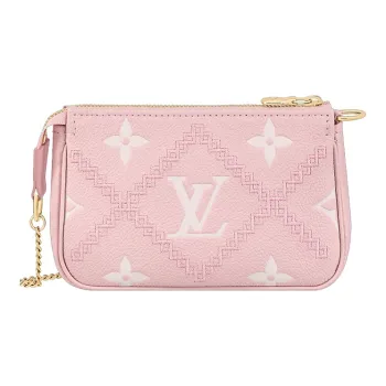 LOUIS VUITTON Mini Pochette Accessoires Pink