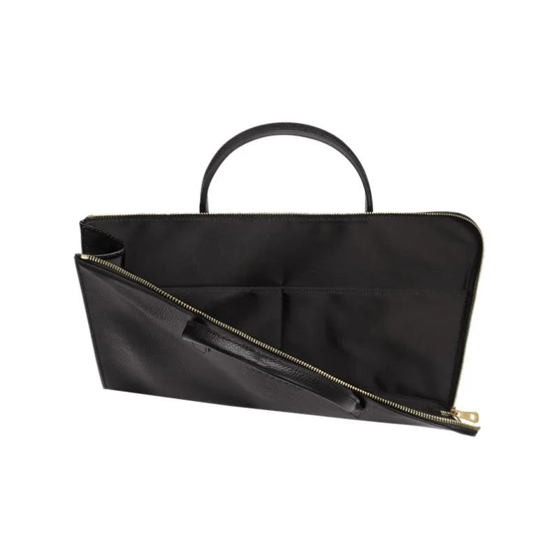 LONGCHAMP Le Foulonné Cow Leather Briefcase Trumpets Unisex-4