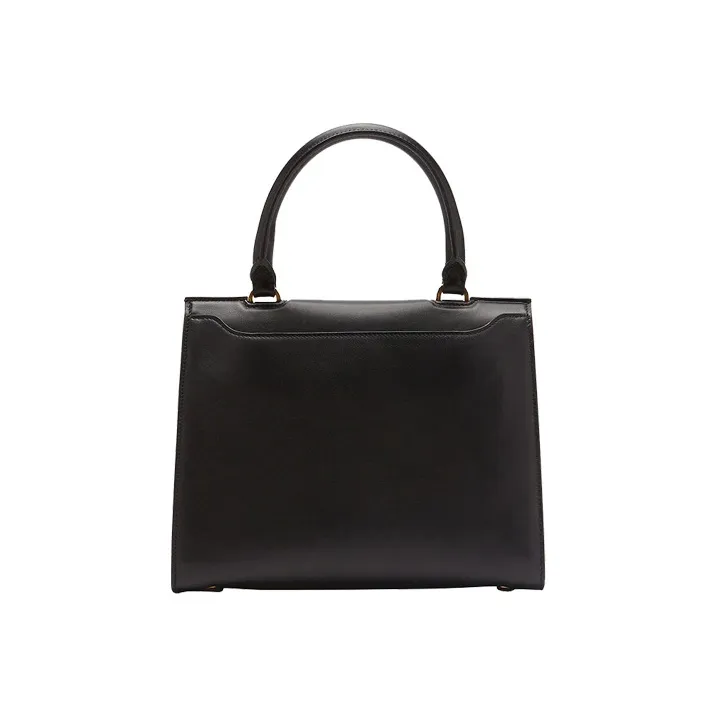 FERRAGAMO Calfskin One Shoulder Handbag Regular Women's Black-1