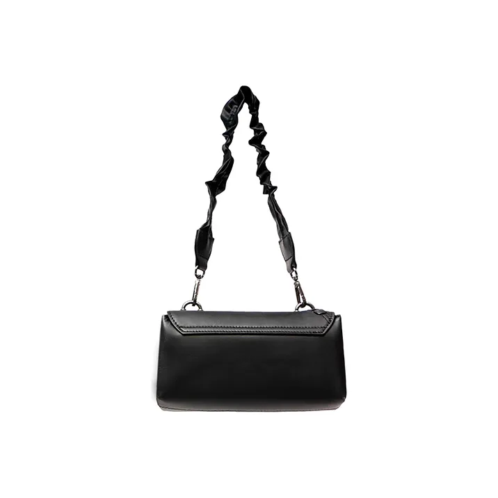 Julychagall Cow Leather Shoulder Bag One Shoulder Handbag Crossbody Bag Regular Women's Black-2