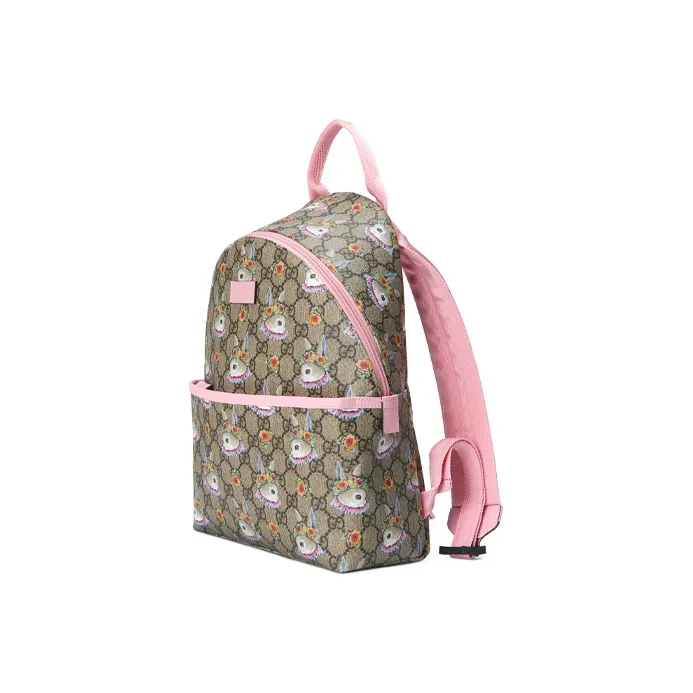 GUCCI Yuko Higuchi Yuko Higuchi Co-Branded Fabric Kids' Backpacks Kids' Ebony/Pink-1