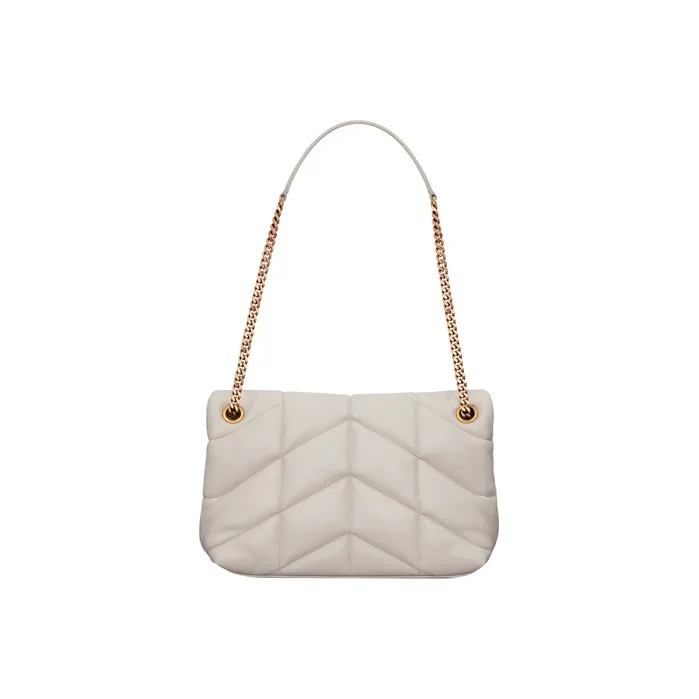 SAINT LAURENT Logo Plaque Strapped Shoulder Bag-2