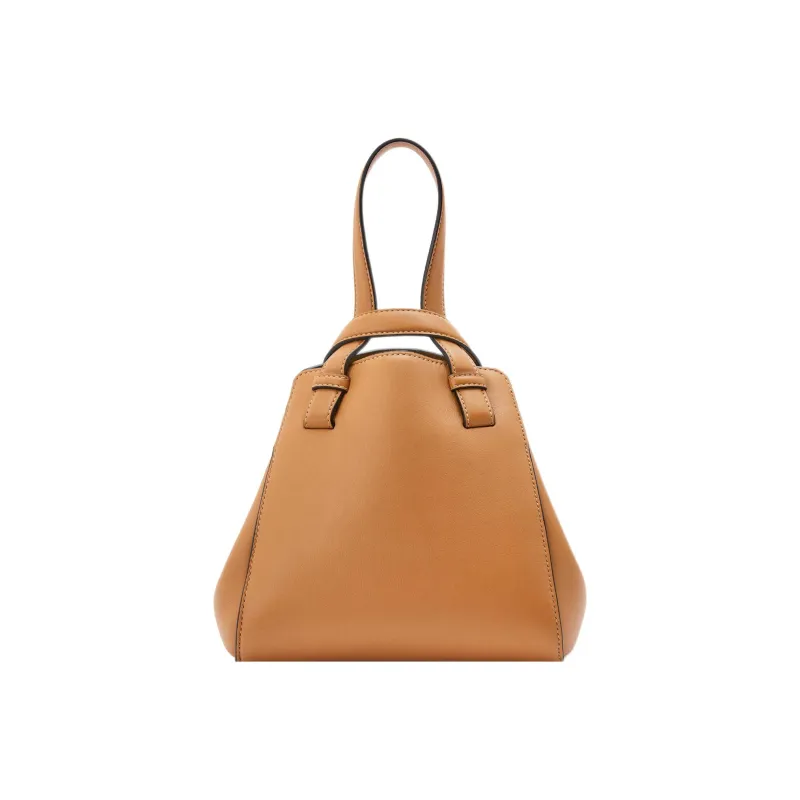 LOEWE Hammock Nugget Bag In Nappa Calfskin Warm Desert-4