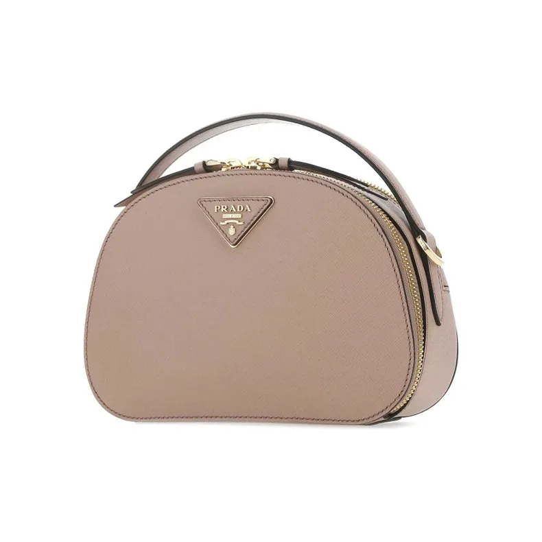 PRADA Nylon Blend Fabric Crossbody Bags Handbags Unisex Khaki-1