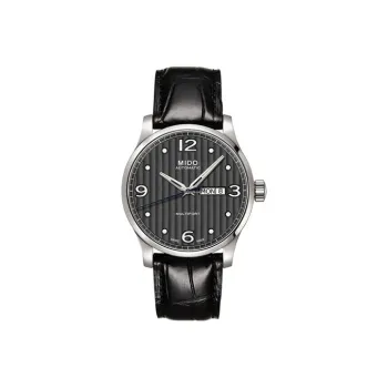 MIDO Helm Collection Automatic Mechanical Movement Men's Watches Watch 42mm Black Dial Cowhide Strap