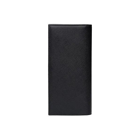 PRADA Cow Leather Wallet Men's Black-2