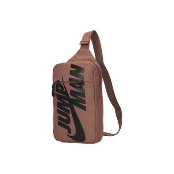 Jordan Fabric Crossbody Bags Fanny Pack Sling Bags Regular Unisex Brown