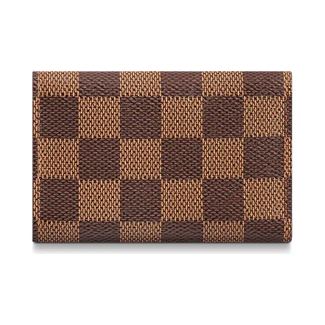 LOUIS VUITTON Canvas Key Pouch Regular Unisex Brown-2
