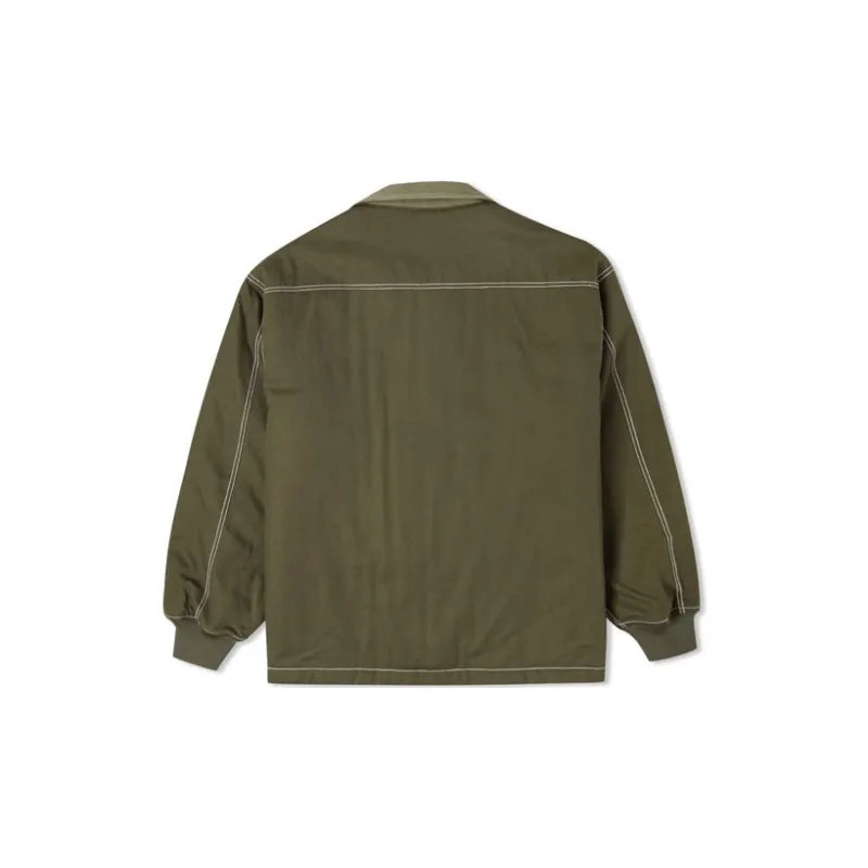 Converse Colorblock Pocket Jacket Unisex Grass Green-1