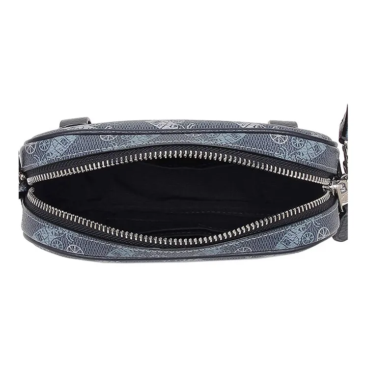 COACH Leather Carriage Camera Bag, One Shoulder Crossbody Fanny Pack Mini Women's Blue-5