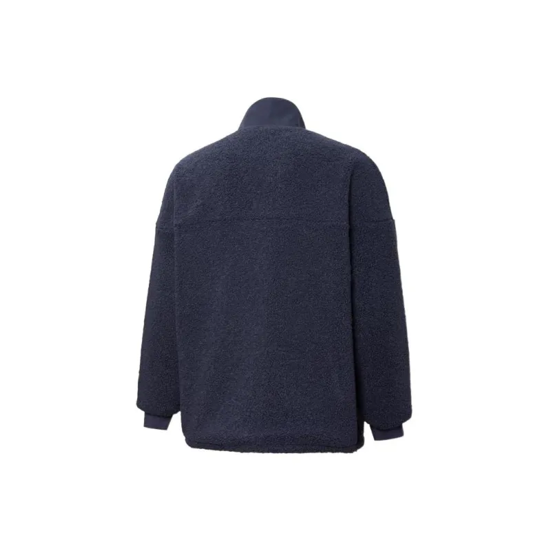PUMA Mmq Series Velvet Jackets Unisex Blue-3
