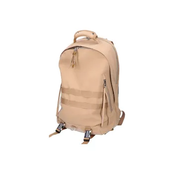 Indispensable Polyamide PU Backpack Unisex Beige