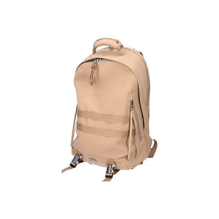 Indispensable Polyamide PU Backpack Unisex Beige-0