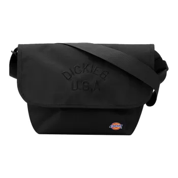 Dickies Polyester Messenger Bag Shoulder Bag Crossbody Bag Regular Unisex Black