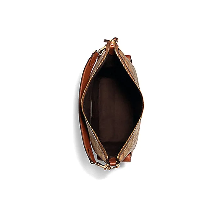 COACH Leather Bucket Bags Crossbody Bags Shoulder Bags Handbags Large Size Women's Khaki-2