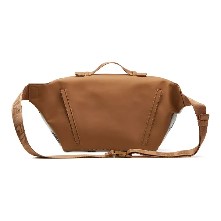 FILA PU Fanny Pack Handbag Unisex Caramel Tea Brown-2