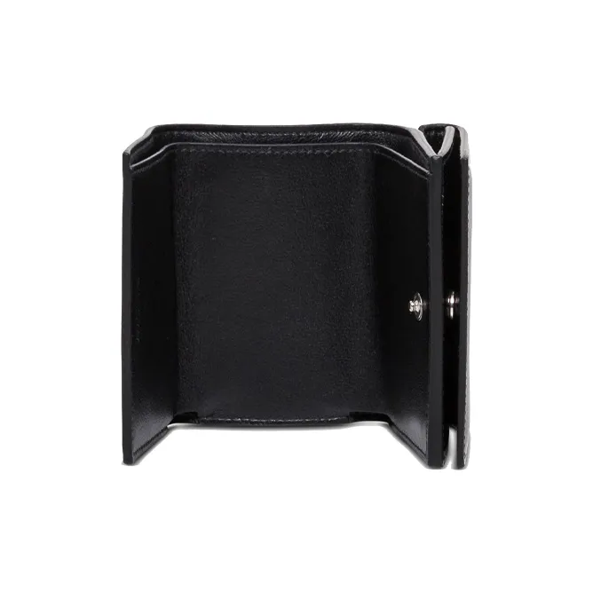 Balenciaga Cow Leather Coin Purse Regular Men's Black-2