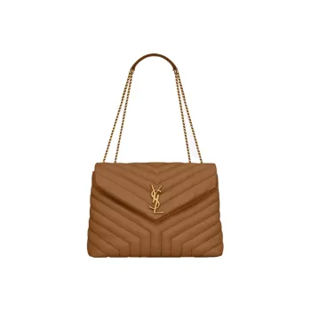 SAINT LAURENT LOULOU Leather Crossbody Bag Women's