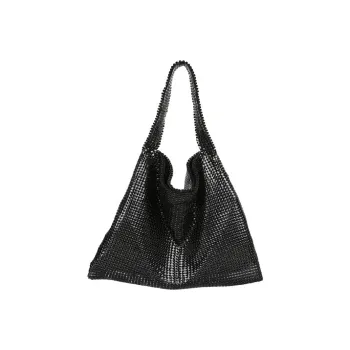 Paco Rabanne Metal Tote Bag, Shopping Bag, Handbag Women's Black