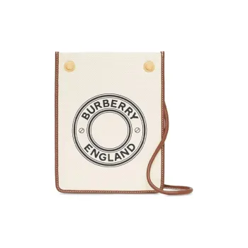 Burberry Pocket Bag Leather Tote Bag Shopping Bag Cell Phone Pouch Shoulder Bag Crossbody Bag Mini Women's White