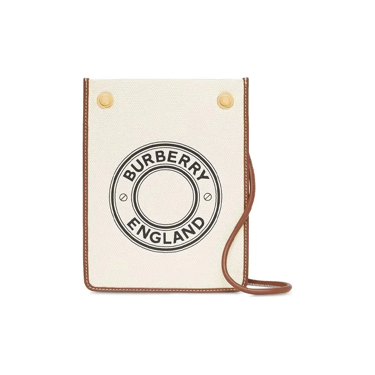 Burberry Pocket Bag Leather Tote Bag Shopping Bag Cell Phone Pouch Shoulder Bag Crossbody Bag Mini Women's White-0