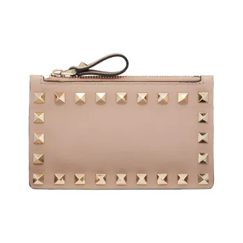 Valentino Garavani Roskstud Zip-Up Coin Purse