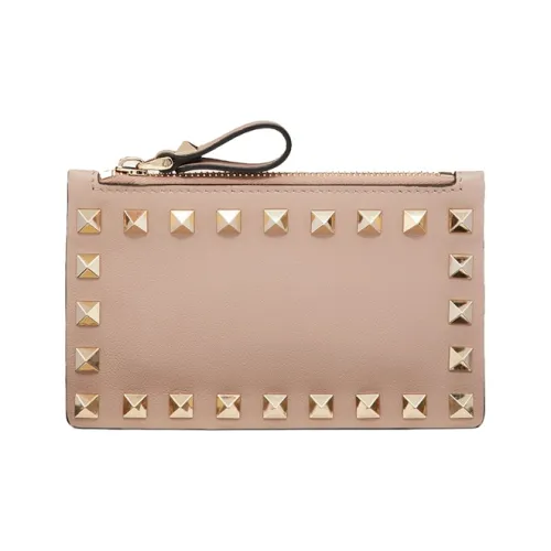 Valentino Garavani Roskstud Zip-Up Coin Purse