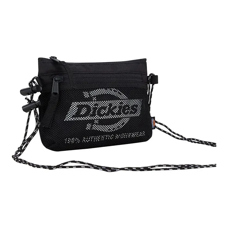 Dickies Polyester Shoulder Bag, Crossbody Bag Mini Unisex Black-1