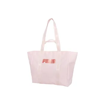 PUMA Fabric Tote Bag Shopping Bag Handbag Shoulder Bag Regular Women's Cherry Blossom Pink